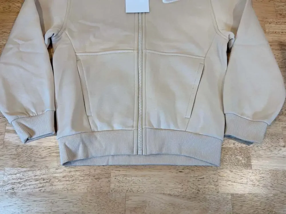 Nike Kids' Sportswear Club Fleece Full-Zip Hoodie Sanddrift
